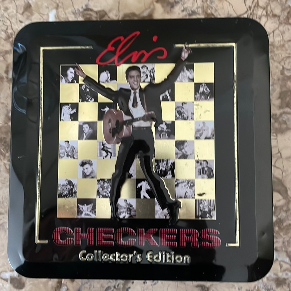 Elvis Collector’s Edition Checkers set